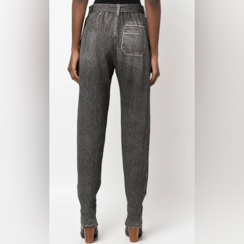 rag & bone Miramar Mia Jeans Sweatpants Size XS Black Magic - Picture 2 of 6